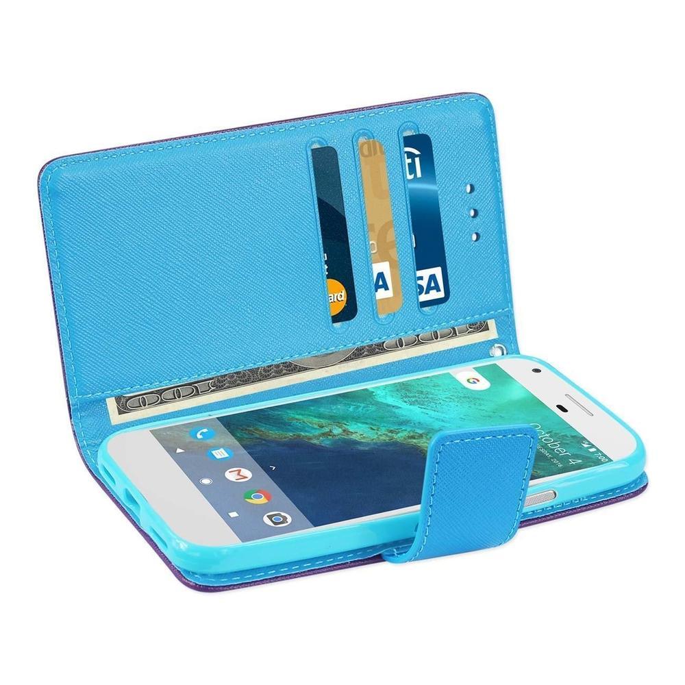 Reiko Google Pixel 3-in-1 Wallet Case (Purple) –