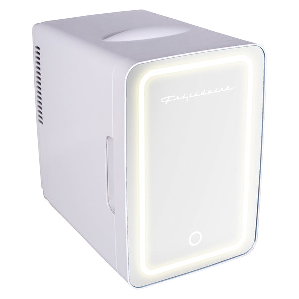 Frigidaire EFMIS179 Gaming Light Up Mini Beverage Refrigerator, White