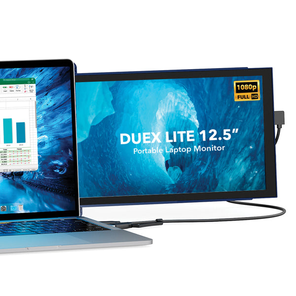 Refurbished DUEX(R) Lite 12.5-In. IPS LCD Slide-out Display for Laptops  (Set Sail Blue) –
