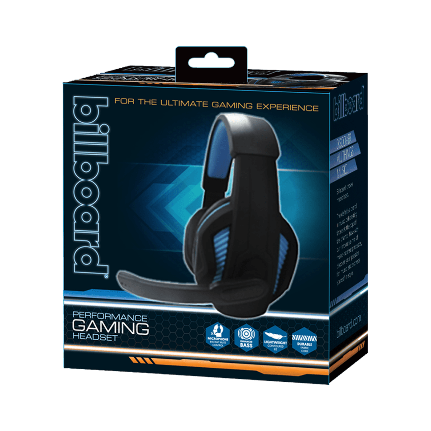 Reiko Billboard Gaming Earbuds Headset Black-blue –