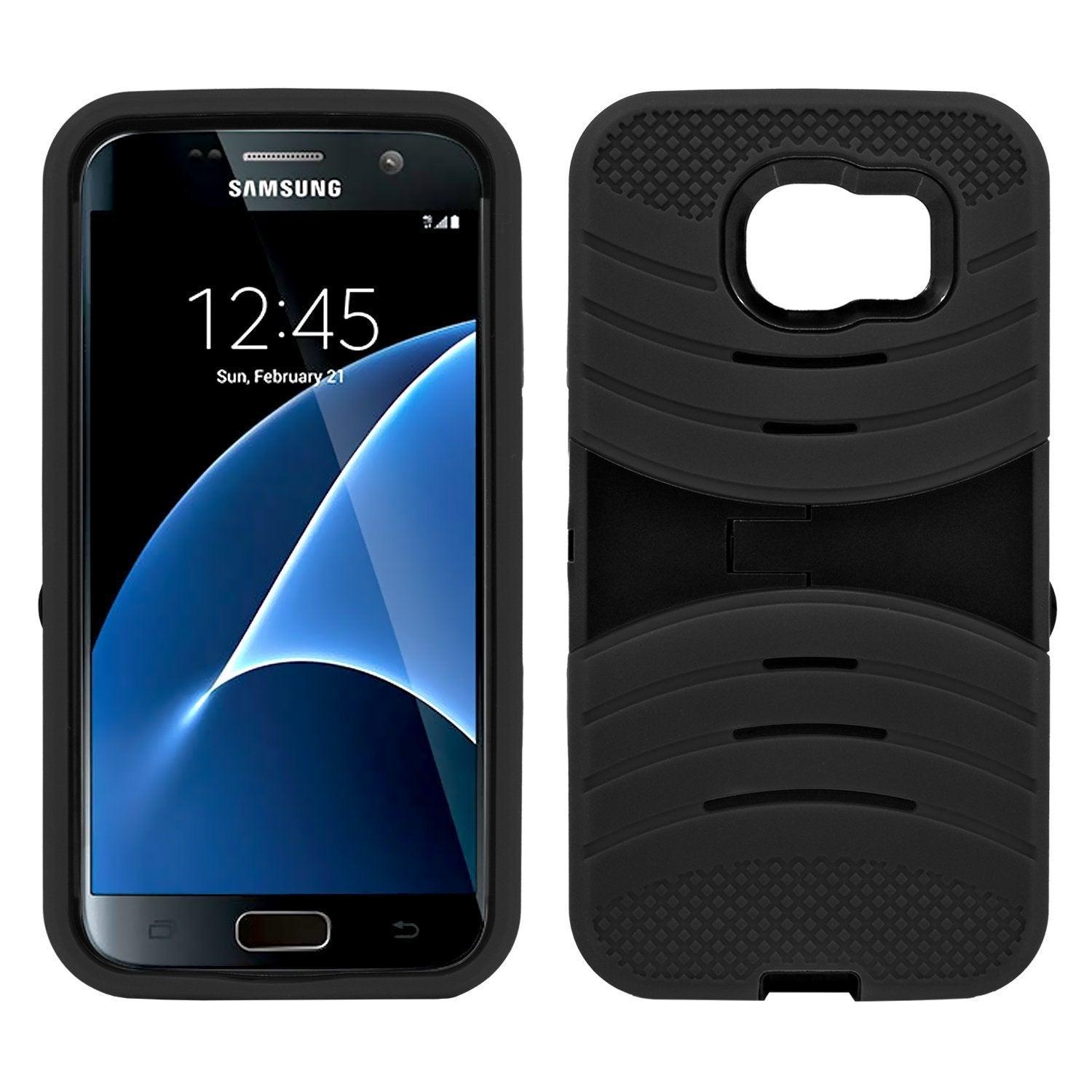 Samsung Galaxy S7 Edge Hybrid Silicone Case Stand by Modes