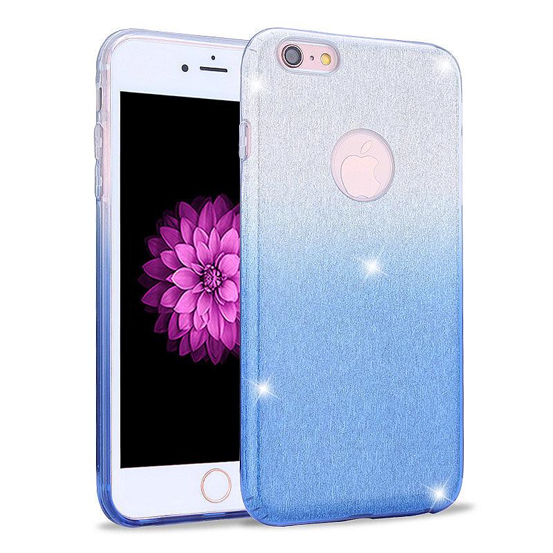 Apple iPhone 6S Full Body Hybrid Glitter TPU Case Gradient by