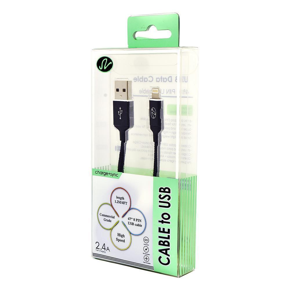 Apple iPhone 6S Plus USB Braided Round Data Charger Cable