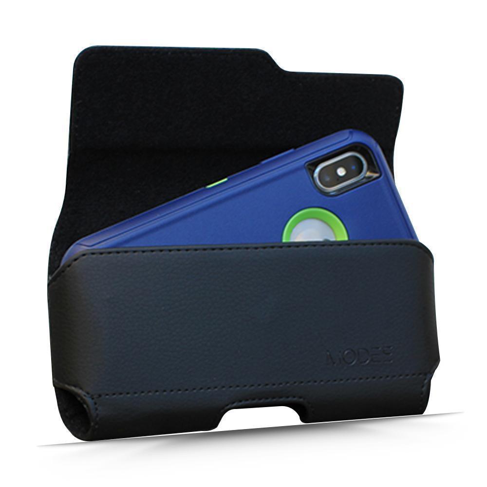 Apple iPhone X XS /XR/ XS MAX Horizontal Z Lid Leather Pouch for