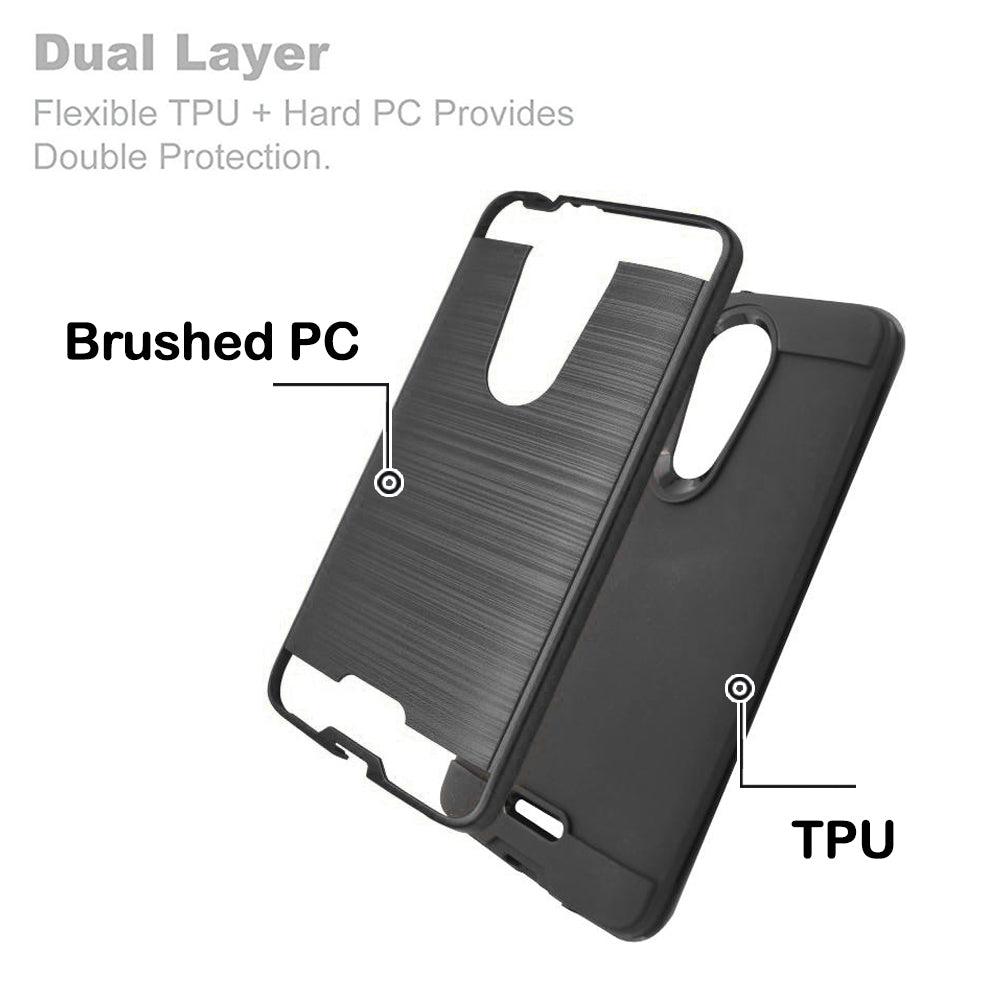 Coolpad RevvL Plus Hybrid Brushed Metal Shockproof Tough Case by Modes – mobileiGo.com Coolpad RevvL Plus Hybrid Brushed Metal Shockproof Tough Case by Modes – mobileiGo.com