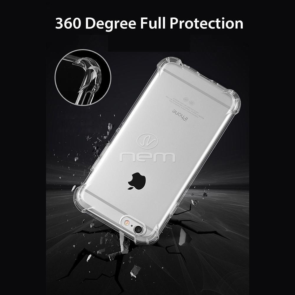 iPhone Plus Plus Full Body Hybrid TPU Transparent Bumper