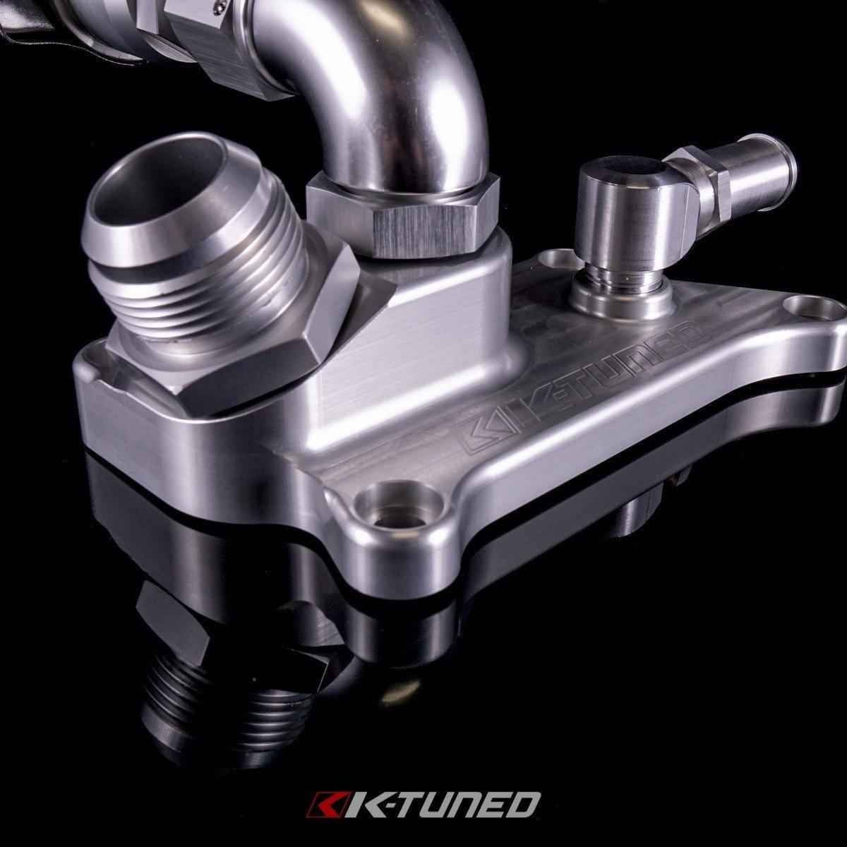K-tuned Angled Inlet Upper Coolant Housing - K24/k20z3 1 K-Tuned Angled ...