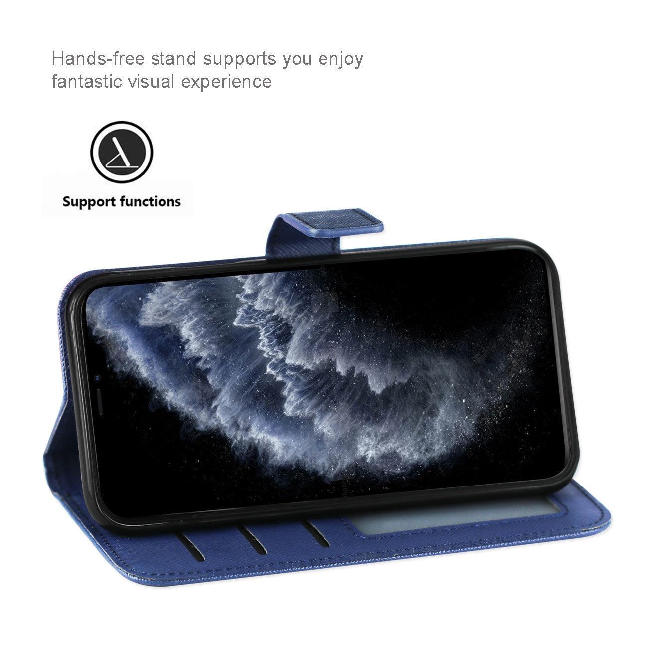 Reiko Apple Iphone 11 Pro 3-in-1 Wallet Case In Blue : Target