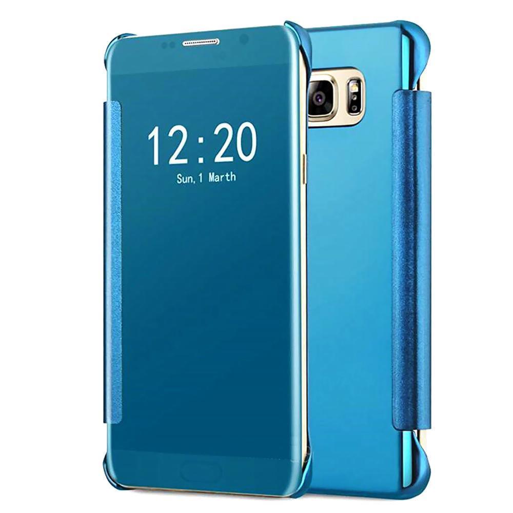 Samsung Galaxy S7 Edge Mirror View Clear Slim Flip Case by Modes