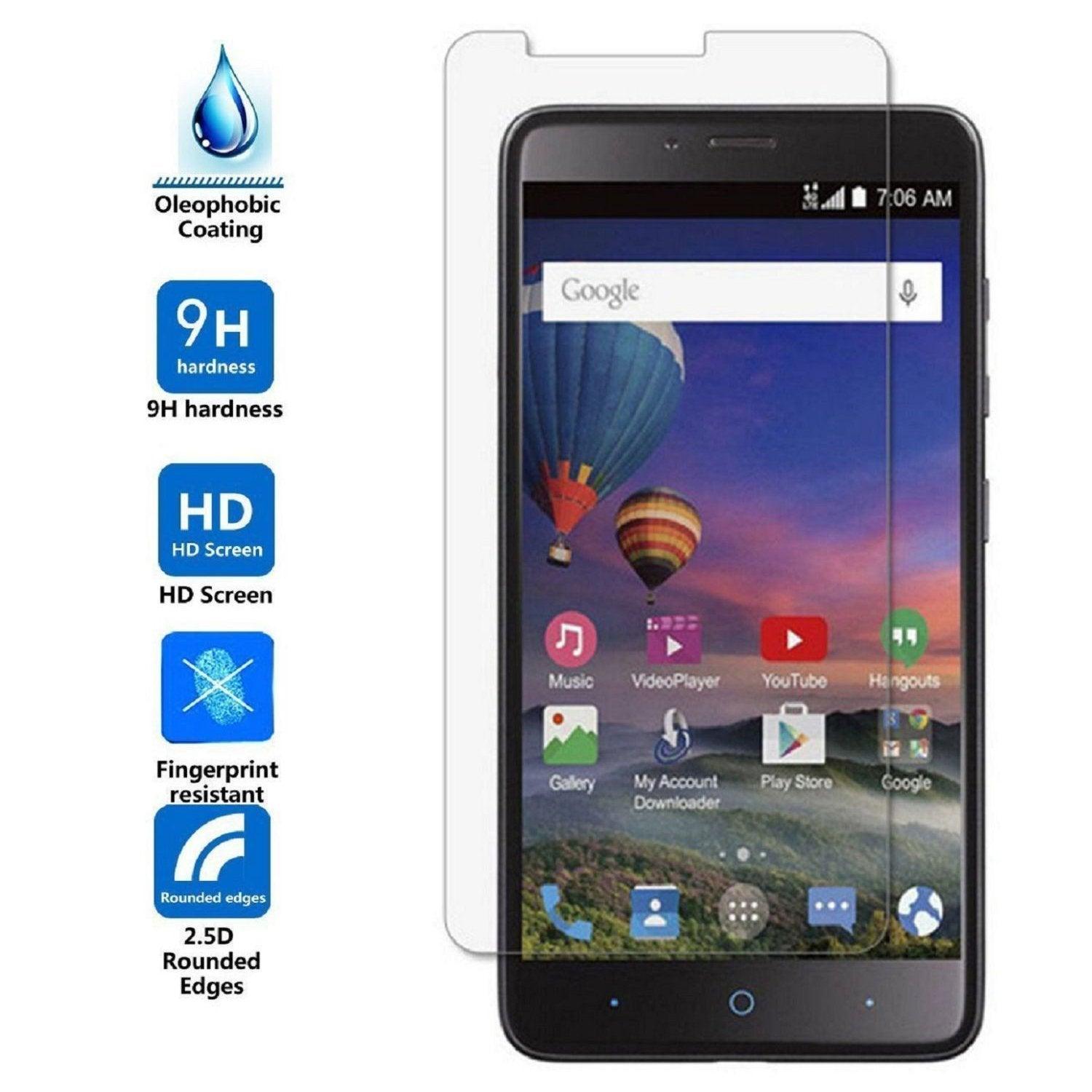 ZTE Zmax Pro Z981 Tempered Glass Screen Protector by Modes